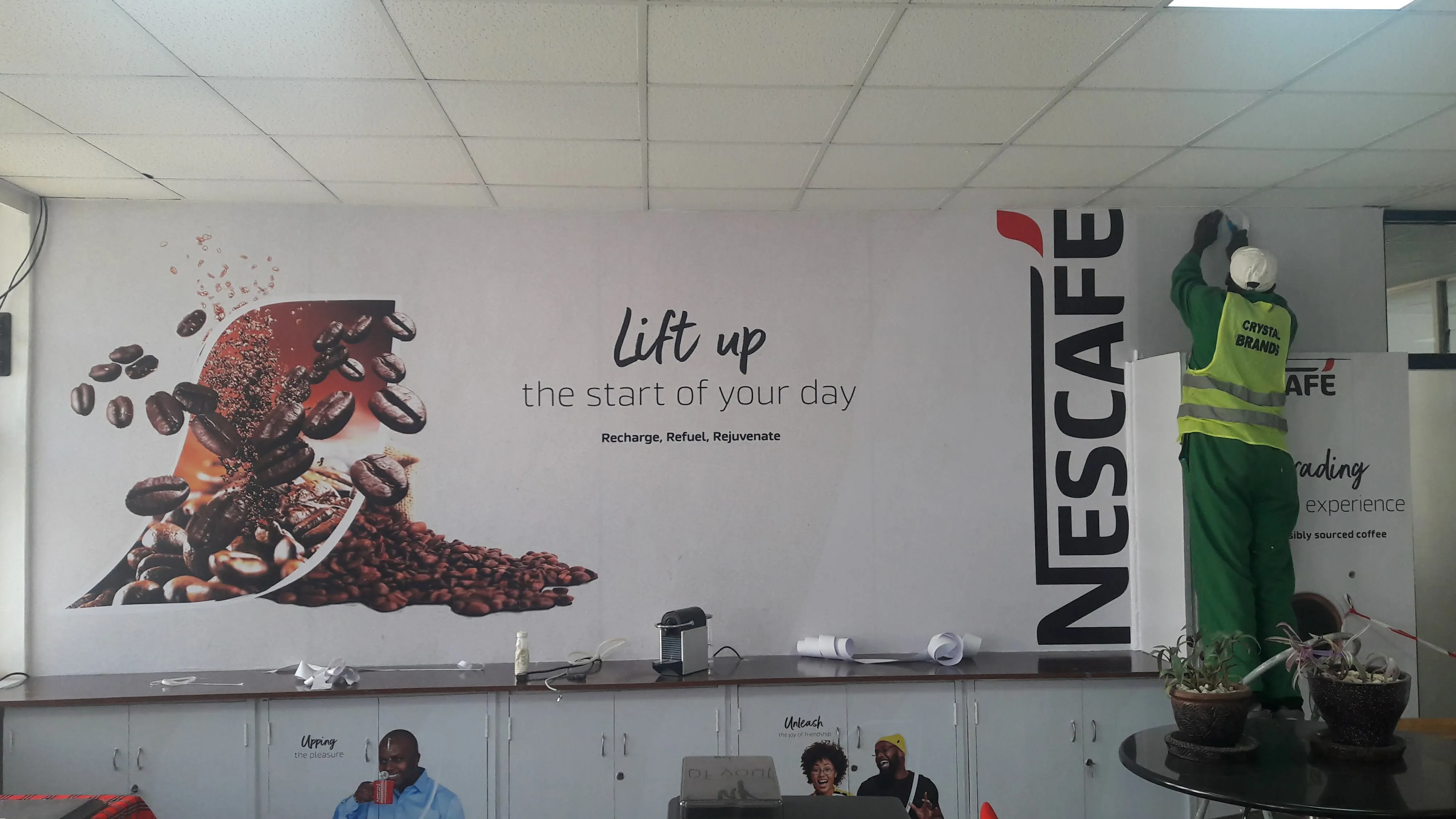 Nescafe Wall Installation